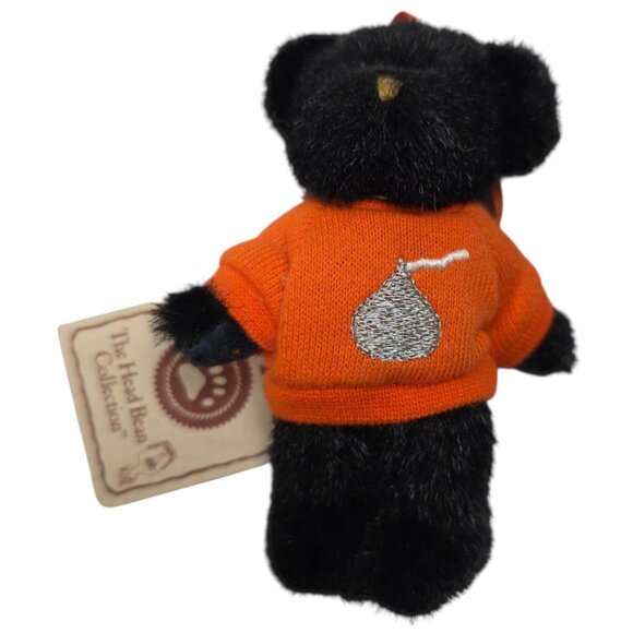 Boyds Bears Hershey Mini Spooky Bear Head Bean Collection Plush Ornament 4" - Picture 1 of 9